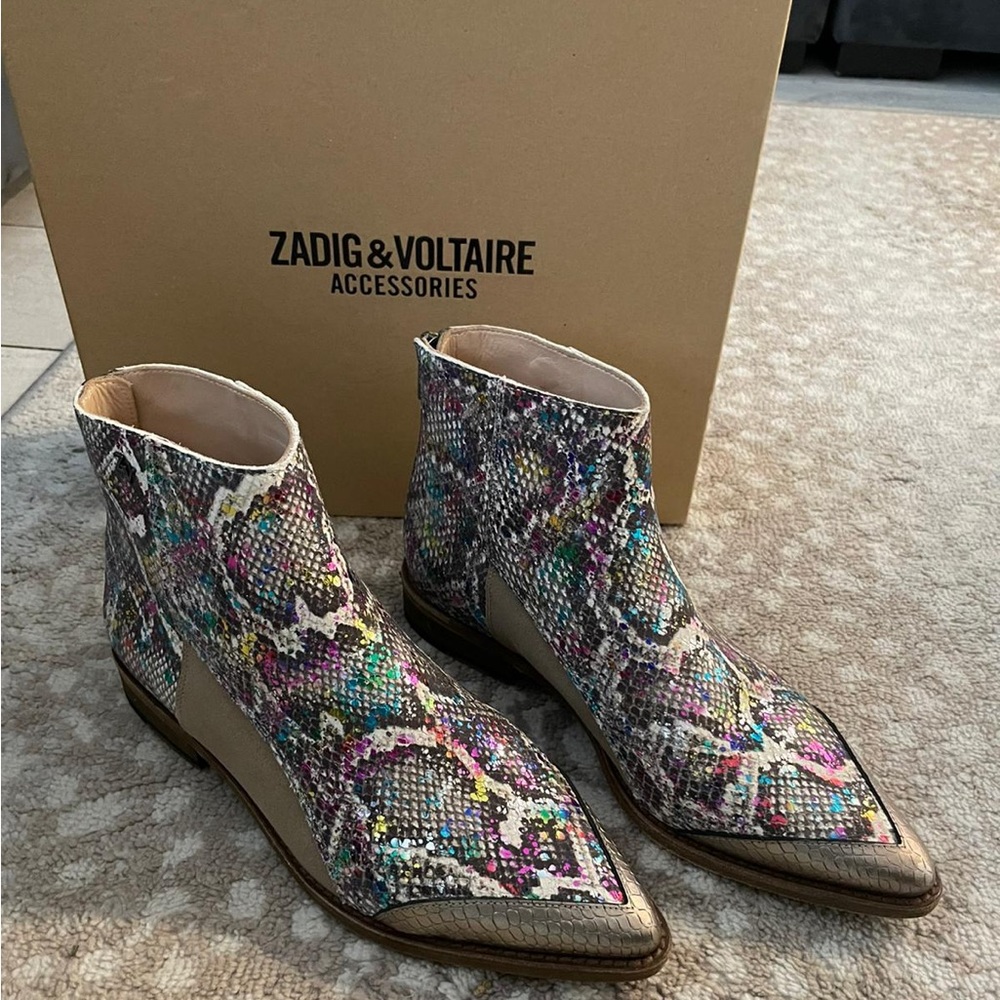 Zadig and Voltaire leather boots